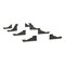 Luverne Truck Equipment O-MEGA II 6IN OVAL STEPS BLACK TEXTURED POWDER COAT 584114-570237 - alternate 2